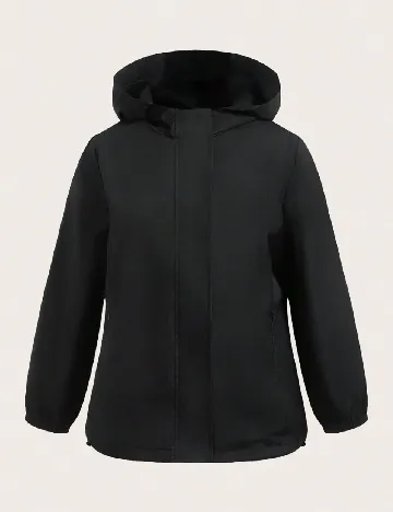 Geaca 2 in 1 SHEIN CURVE, negru