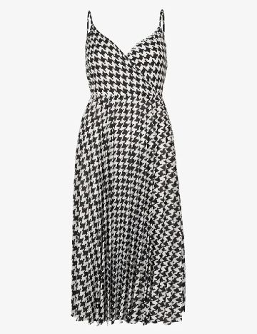 Rochie scurta River Island, alb/negru