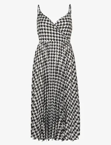 Rochie scurta River Island, alb/negru