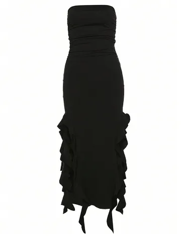 Rochie lunga SHEIN, negru