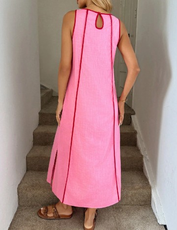 Rochie lunga Emery Rose, roz