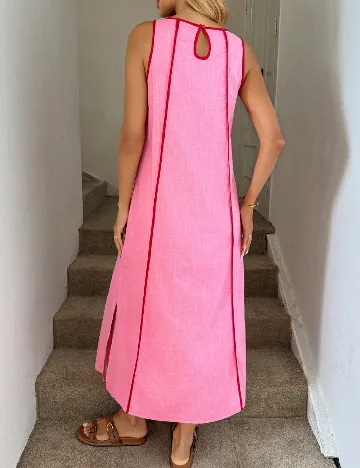 Rochie lunga Emery Rose, roz