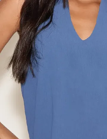 Bluza PrettyLittleThing, albastru