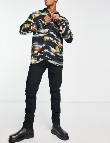 Camasa River Island, mix culori