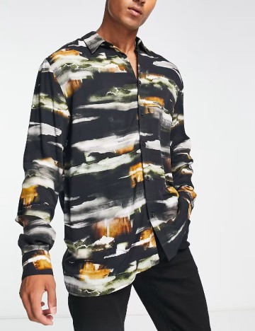 Camasa River Island, mix culori