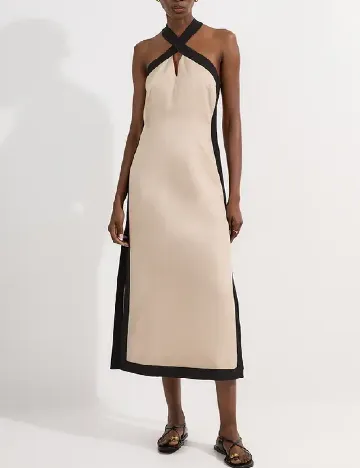 Rochie medie Karen Millen, bej