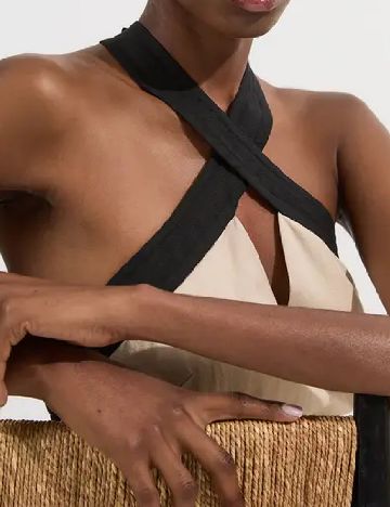 Rochie medie Karen Millen, bej