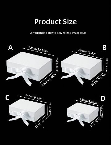 Cutie cadou SHEIN, crem