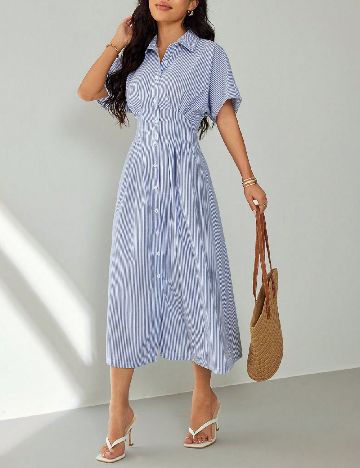 Rochie medie SHEIN, albastru