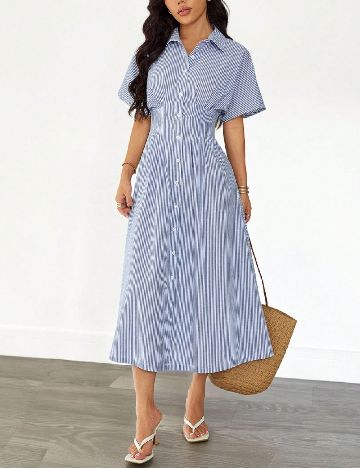 Rochie medie SHEIN, albastru