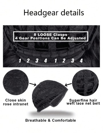 Peruca SHEIN, portocaliu