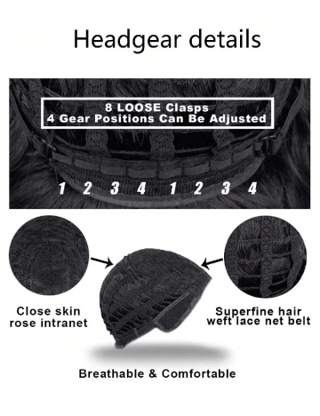 Peruca SHEIN, portocaliu