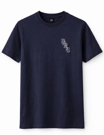 Tricou River Island, bleumarin