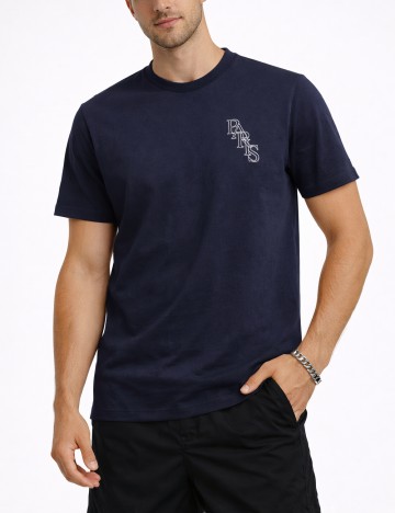 Tricou River Island, bleumarin