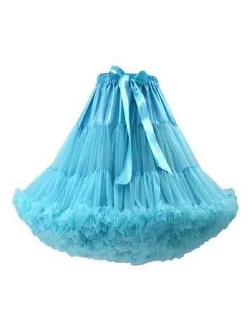 Fusta SHEIN, albastru