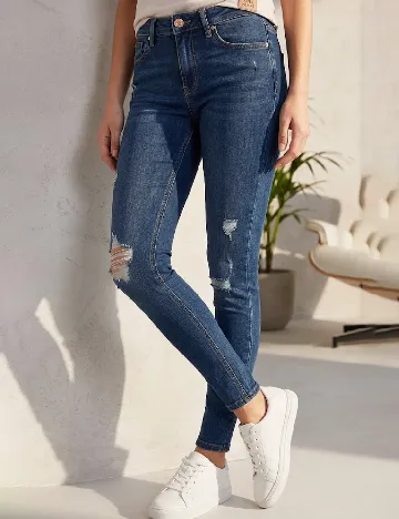 Blugi River Island, albastru