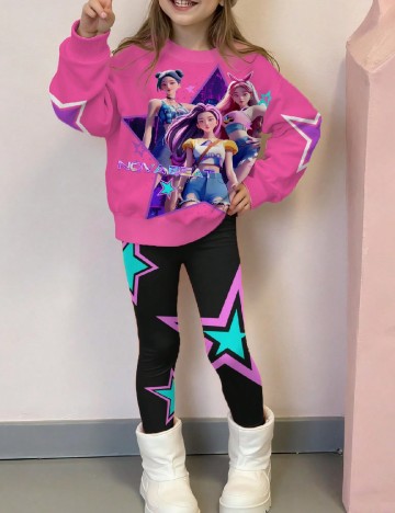 Compleu Shein Kids, mix culori