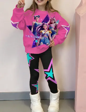 Compleu Shein Kids, mix culori