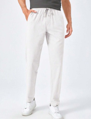 Pantaloni SHEIN, alb