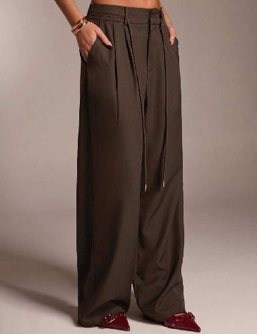 Pantaloni SHEIN, maro