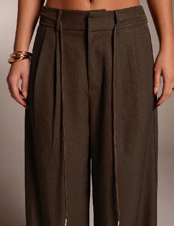 Pantaloni SHEIN, maro