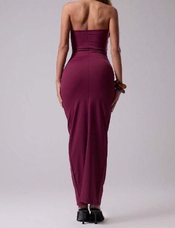 Rochie lunga Musera, pruna