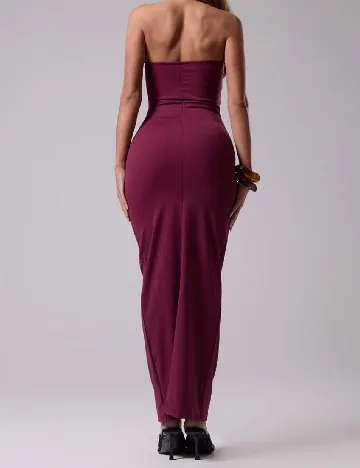 Rochie lunga Musera, pruna