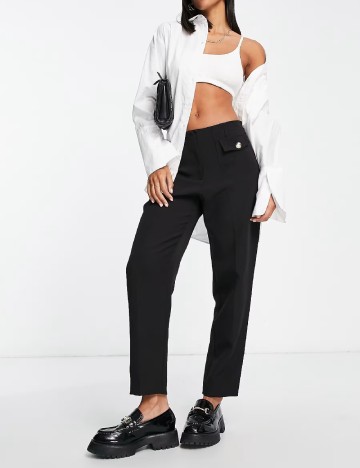 Pantaloni River Island, negru