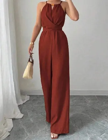 Salopeta SHEIN, caramiziu