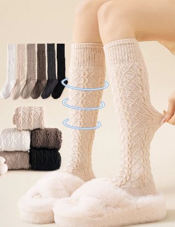 Set sosete 6 perechi SHEIN, mix culori