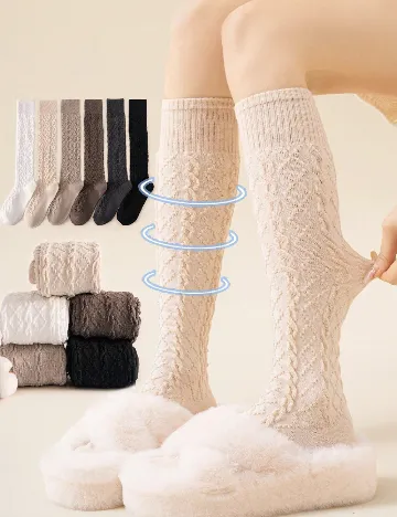 Set sosete 6 perechi SHEIN, mix culori