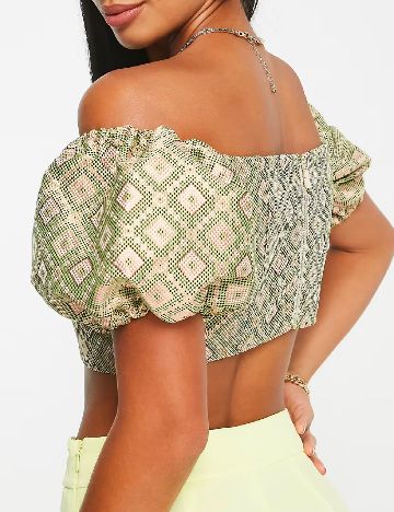 Top River Island, mix culori