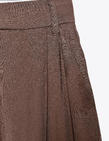 Pantaloni Zara, maro