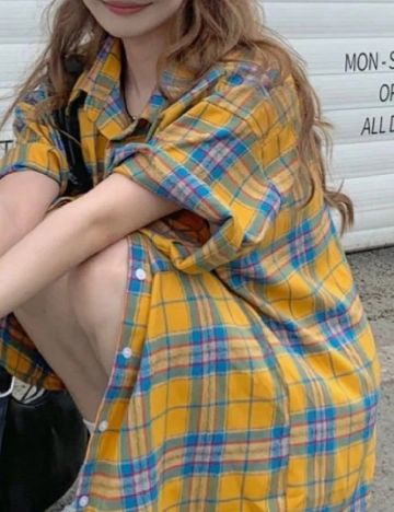 Camasa Oversize Dazy, mix culori