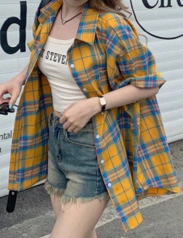 Camasa Oversize Dazy, mix culori