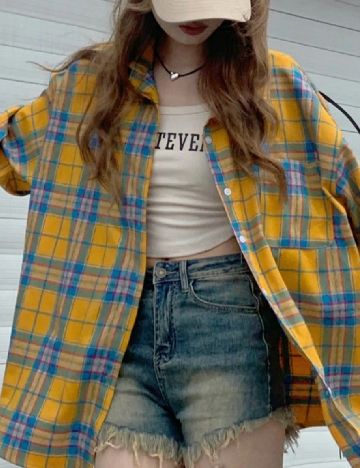 Camasa Oversize Dazy, mix culori