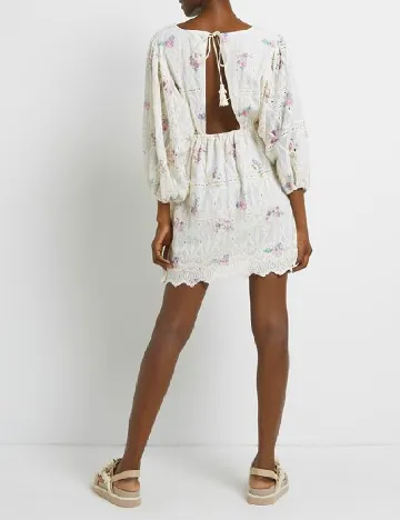 Rochie scurta River Island, ecru