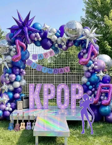 Set baloane, 113 piese SHEIN, mix culori