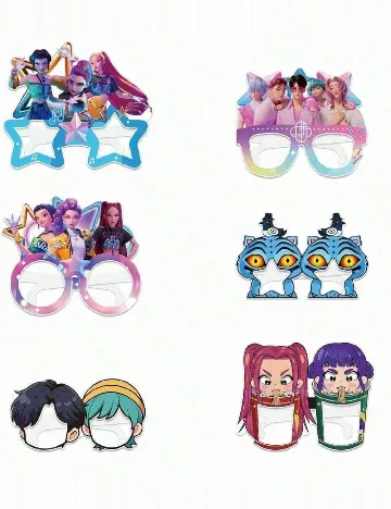 Set accesorii petrecere SHEIN, mix culori