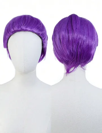 Set peruca si extensie de par SHEIN, mov