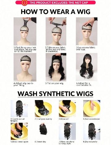 Set peruca si extensie de par SHEIN, mov