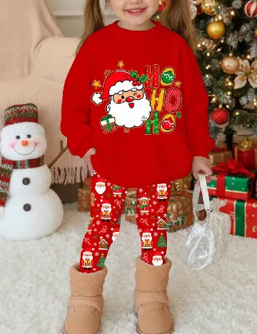 Compleu Shein Kids, rosu