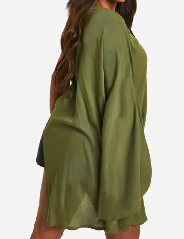 Bluza Boohoo Plus Size, verde