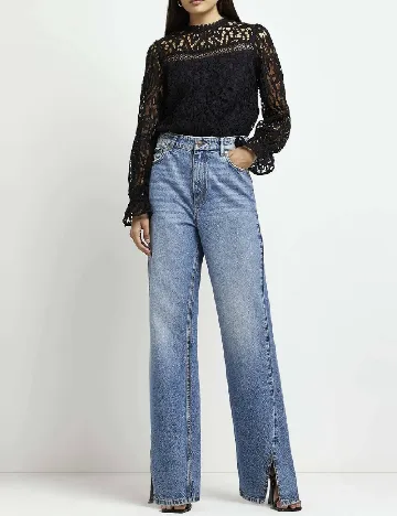 Bluza River Island, negru