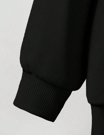 Hanorac Shein Kids, negru