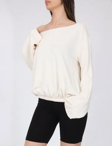 Bluza de pijama River Island, crem