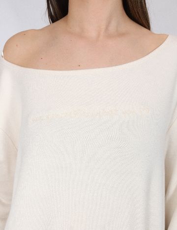 Bluza de pijama River Island, crem