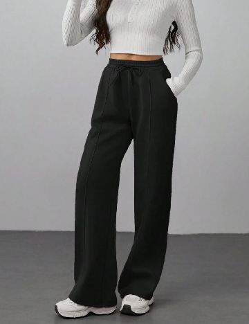 Pantaloni SHEIN, negru