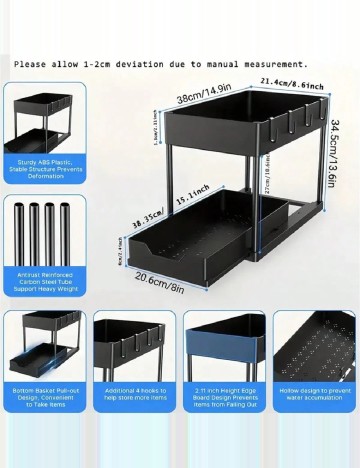 Organizator SHEIN, alb