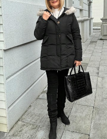 Geaca Emery Rose, negru